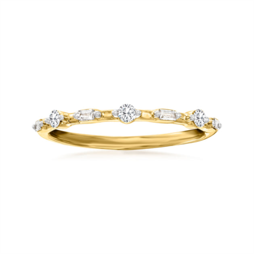 RS Pure by ross-simons diamond ring in 14kt yellow gold