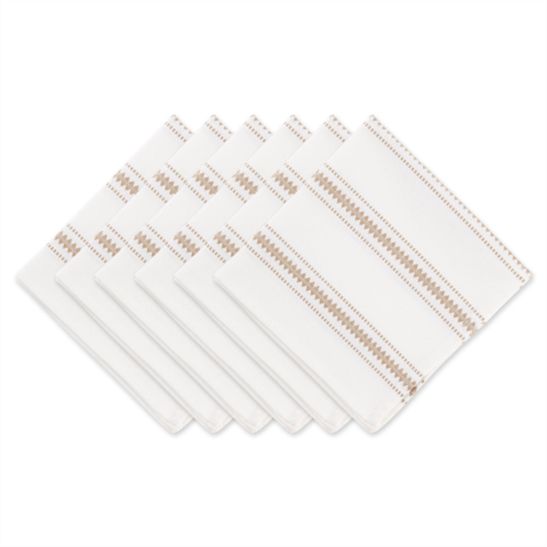 DII zig dobby stripe collection napkin (set of 6)