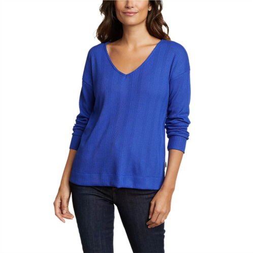 Eddie Bauer womens canyon heights v-neck top