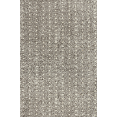 JONATHAN Y pele modern geometric dot shag area rug
