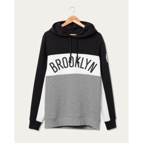 Junk Food Clothing nba brooklyn nets colorblock hoodie