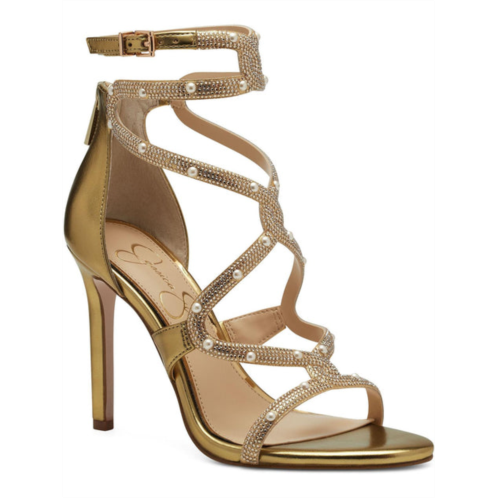 Jessica Simpson janya 2 womens faux suede embellished ankle strap