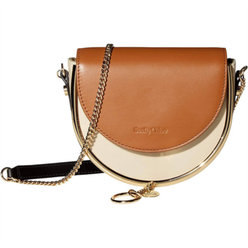 See by Chloe mara evening shoulder leather bag in cement beige