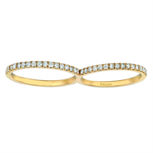 Ariana Rabbani double diamond ring