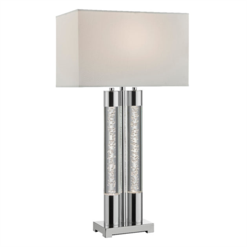 Finesse Decor acrylic table lamp // chrome