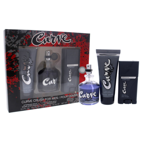 Liz Claiborne curve crush by for men - 3 pc gift set 2.5oz edc spray, 3.4oz after shave balm, 1.7oz deodorant stick