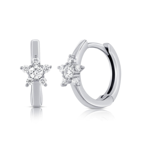 Sabrina Designs 14k gold & diamond star earrings