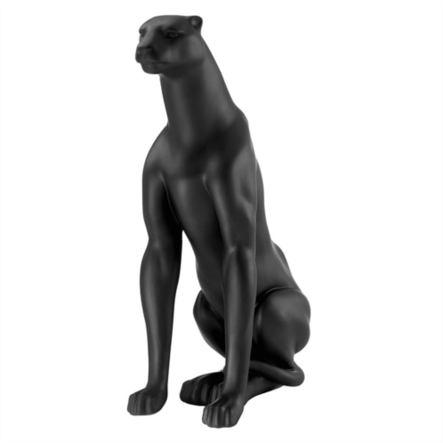 Finesse Decor boli sitting panther sculpture