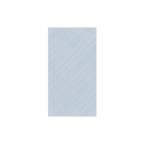VIETRI papersoft napkins light blue seersucker stripe guest towels (pack of 20)