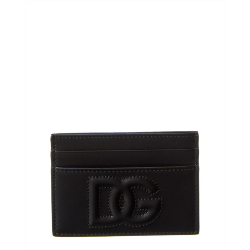 Dolce & Gabbana dg logo leather card holder