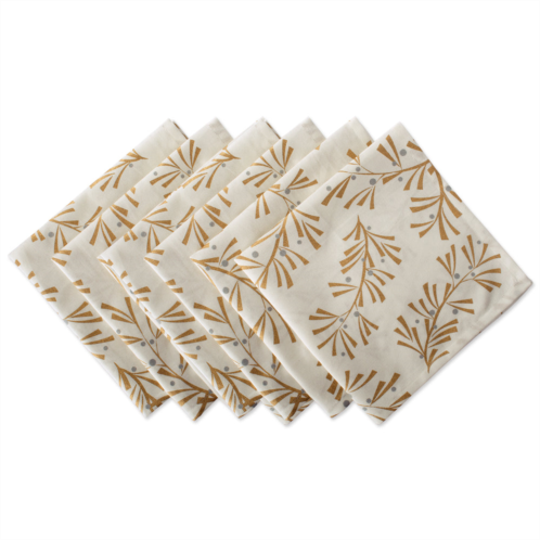 DII christmas metallic napkin (set of 6)