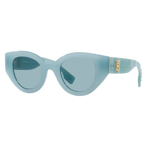 Burberry womens meadow 47mm azure sunglasses be4390-408680-47