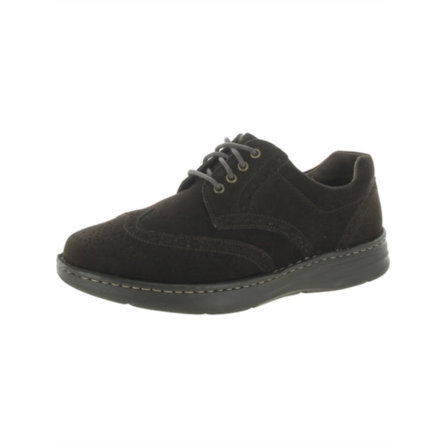 Drew delaware mens suede lace-up oxfords