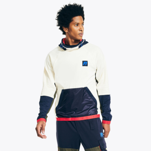 Nautica mens sustainably crafted fleece pullover hoodie