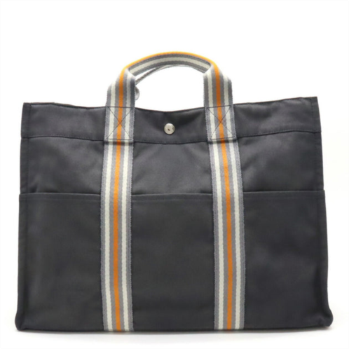 Hermes cabas canvas tote bag (pre-owned)