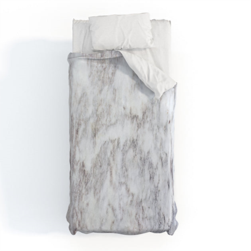 Deny Designs chelsea victoria marble swirl cotton duvet