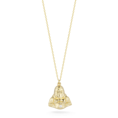 Ember Fine Jewelry 14k gold & diamond buddha necklace