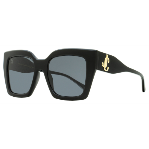 Jimmy Choo womens square sunglasses eleni /g 1eiir black/tiger 53mm