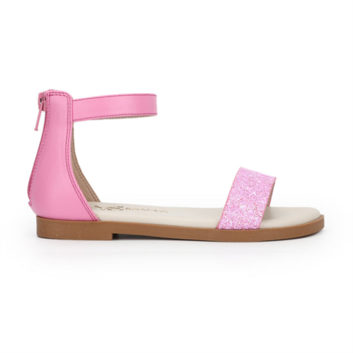 Yosi Samra miss cambelle glitter sandal in pink - kids