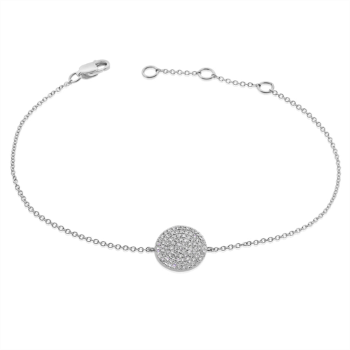 Sabrina Designs 14k gold & diamond disc bracelet