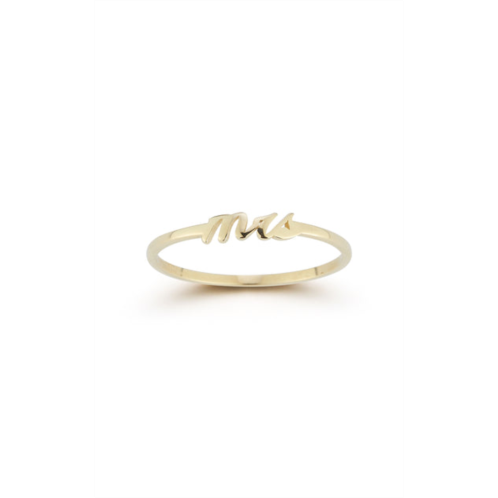Ember Fine Jewelry 14k gold mrs ring