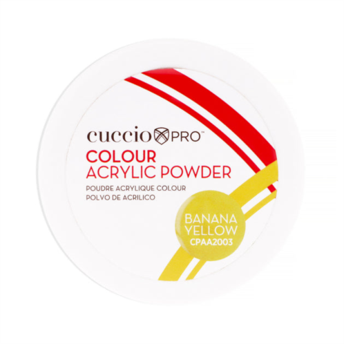 Cuccio PRO colour acrylic powder - banana yellow by for women - 1.6 oz acrylic powder