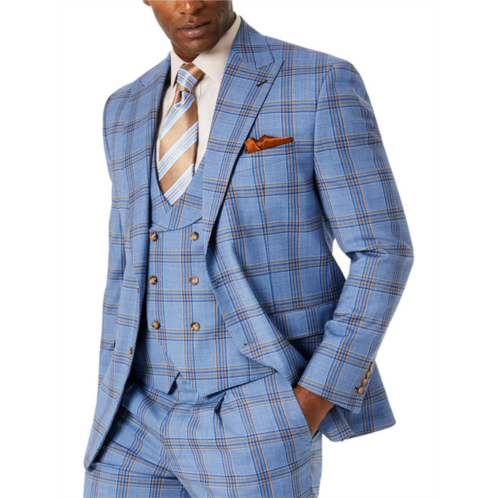 Tayion By Montee Holland mens plaid classic fit suit jacket