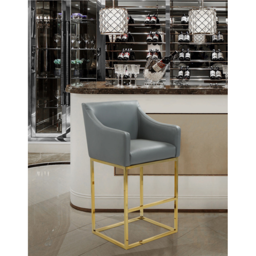 Chic Home etna pu leather bar stool