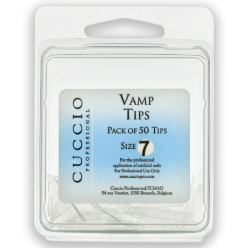 Cuccio Pro vamp tips - 7 by for women - 50 pc acrylic nails