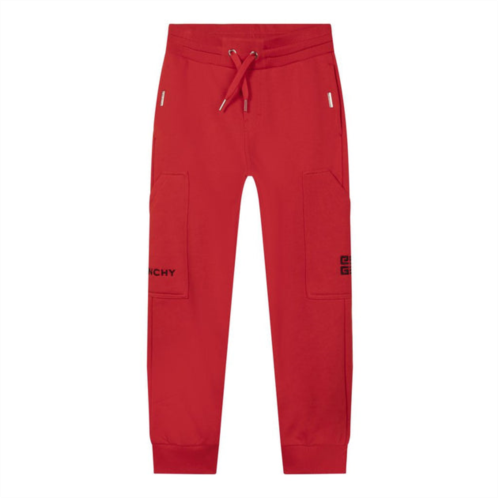 Givenchy red logo sweatpants