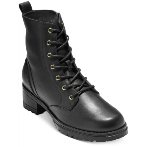 Cole Haan camea womens faux leather ankle combat & lace-up boots