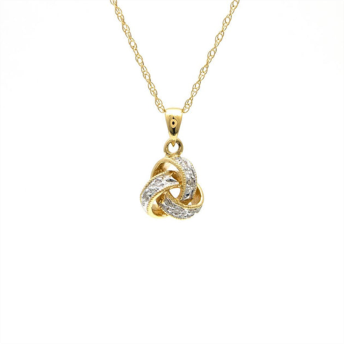 Monary diamond pendant (yg/with chain)
