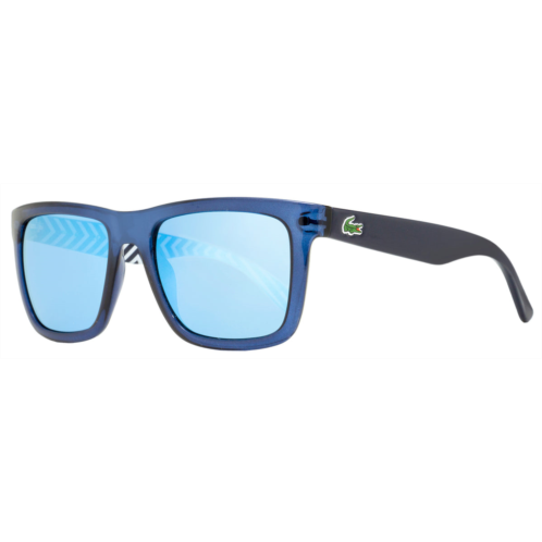 Lacoste mens rectangular sunglasses l750s 424 blue 54mm