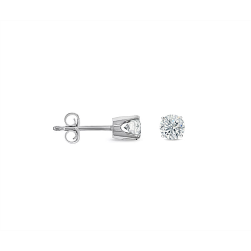 Diana M. 14kt white gold diamond stud earrings containing 0.50 cts tw