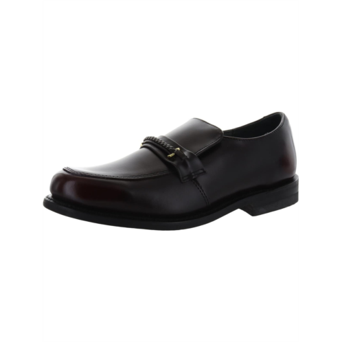 Executive Imperials mens leather solid loafers
