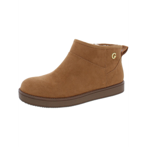 GBG Los Angeles alena womens faux fur slip-on ankle boots