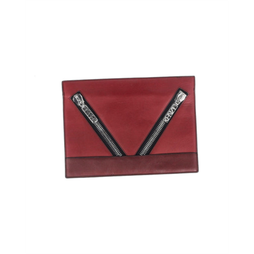 Kenzo kalifornia pouch in burgundy leather