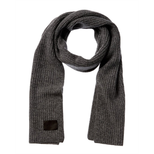 Vince shaker stitch wool & cashmere-blend scarf