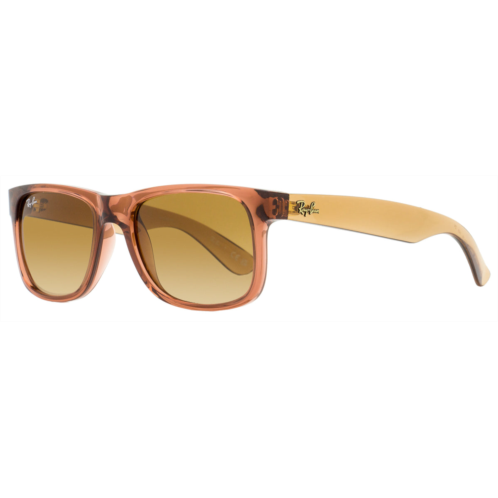 Ray-Ban unisex justin sunglasses rb4165 659413 transparent brown 50mm