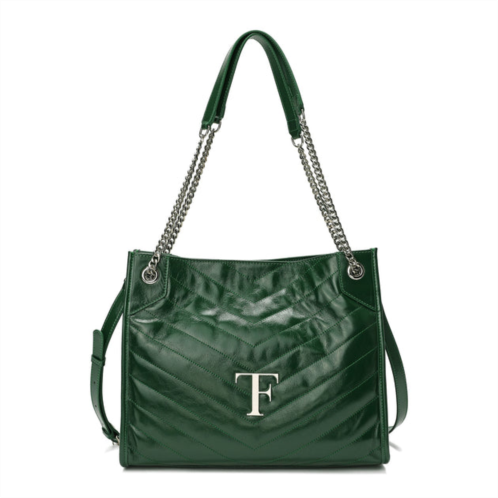 Tiffany & Fred Paris tiffany & fred oil-waxed leather tote bag