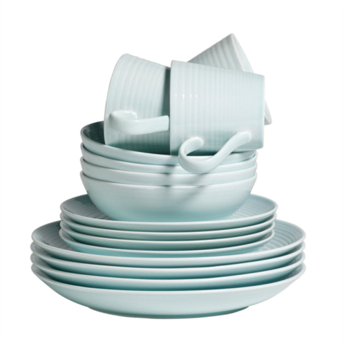 Royal Doulton gordon ramsay maze dinnerware set white, 16 piece set with mugs