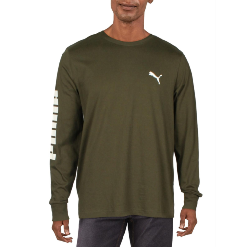 Puma mens crewneck knit t-shirt