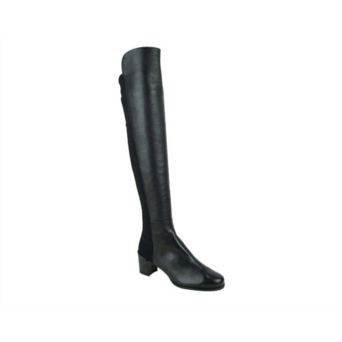 Stuart Weitzman womens mid nappa leather with elastic back heel knee boot