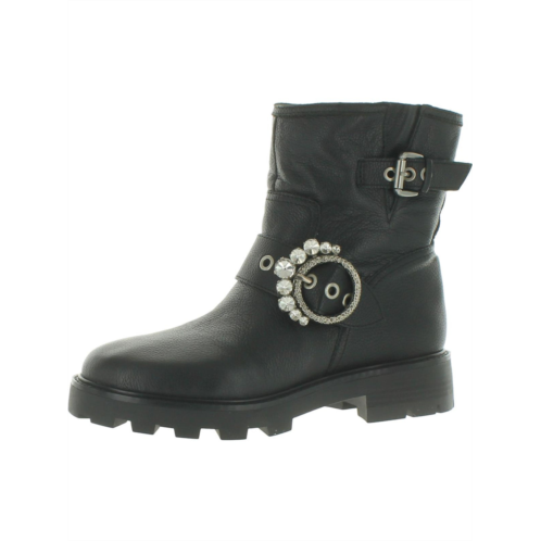 Karl Lagerfeld Paris marceau womens leather embellished ankle boots