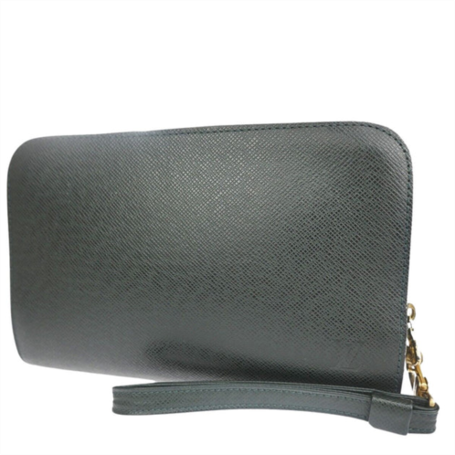 Louis Vuitton baikal leather clutch bag (pre-owned)