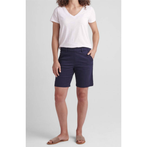 JAG maddie mid rise pull-on short in navy