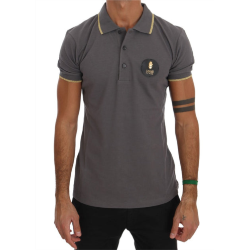 Roberto Cavalli colla short sleeve mens t-shirt