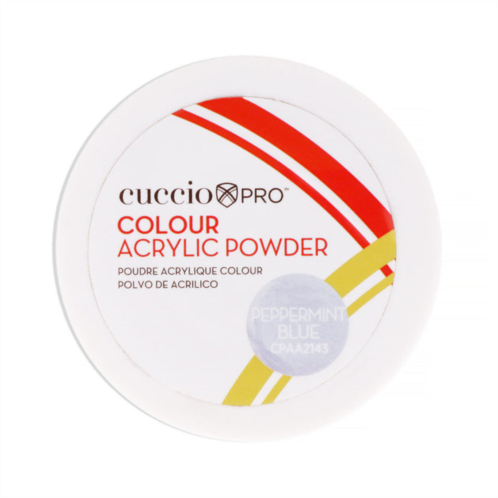 Cuccio PRO colour acrylic powder - peppermint blue by for women - 1.6 oz acrylic powder