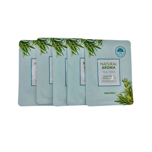 TonyMoly natural aroma tea tree mask sheet set of 5