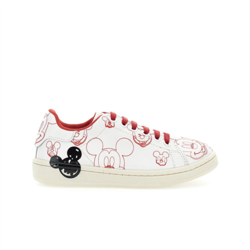 Master of Arts white mickey sketch sneakers